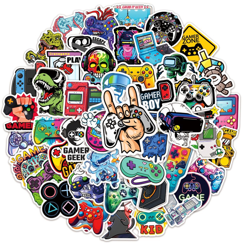 Kids Toys Clipart - 50/100PCS Game Theme Element Anime Poster
