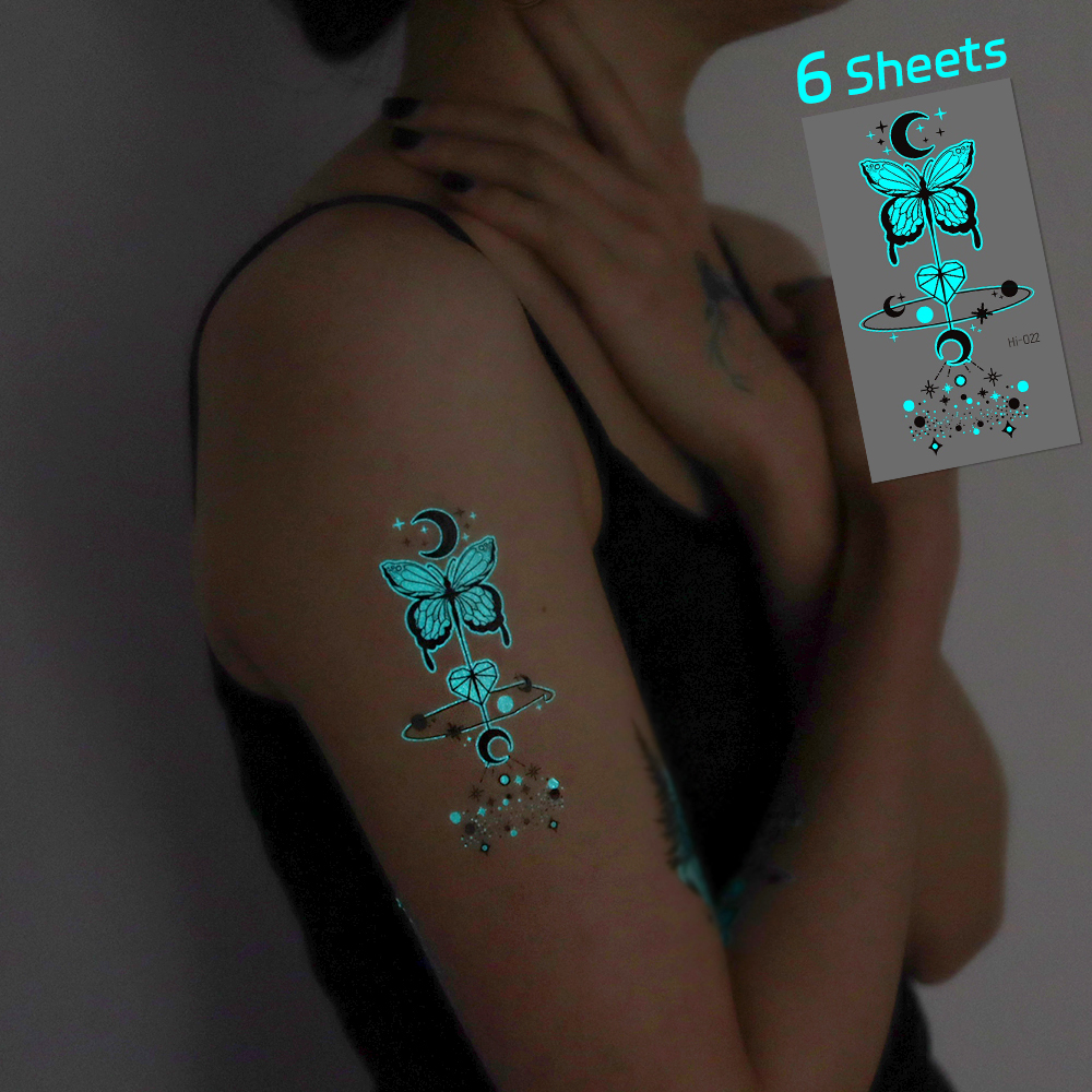 Glow In Dark Stars - 6 Sheets Glow In The Dark