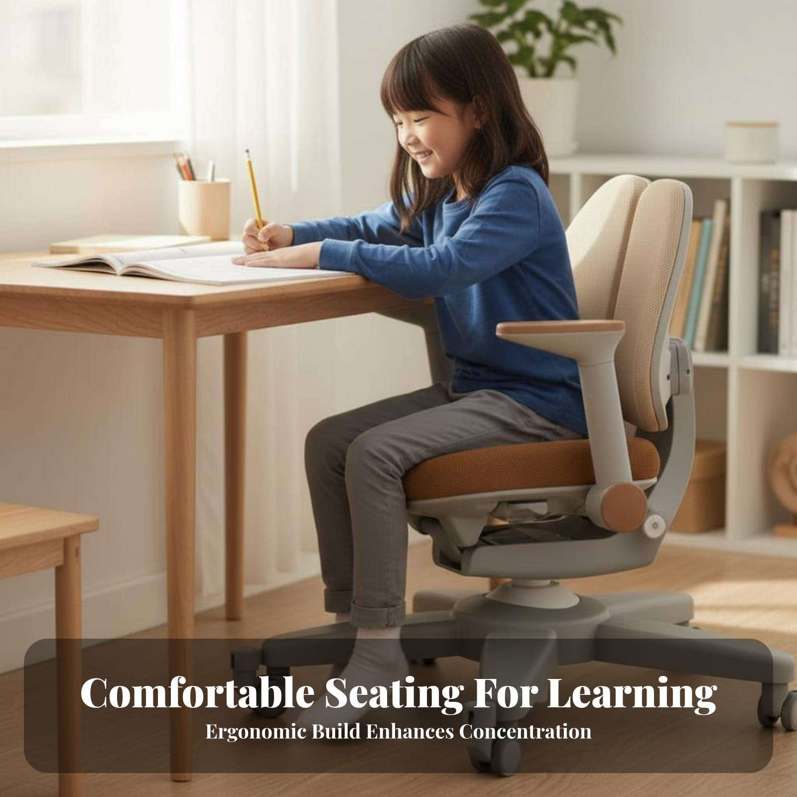 Kids Toys Drawing - Ergonomic Kids Chair active spine Support