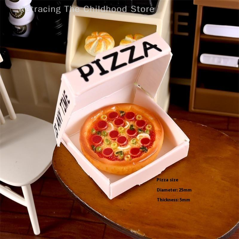Kids Toys Play - 10Pcs/set Dollhouse Pizza Cute Miniature Simulated