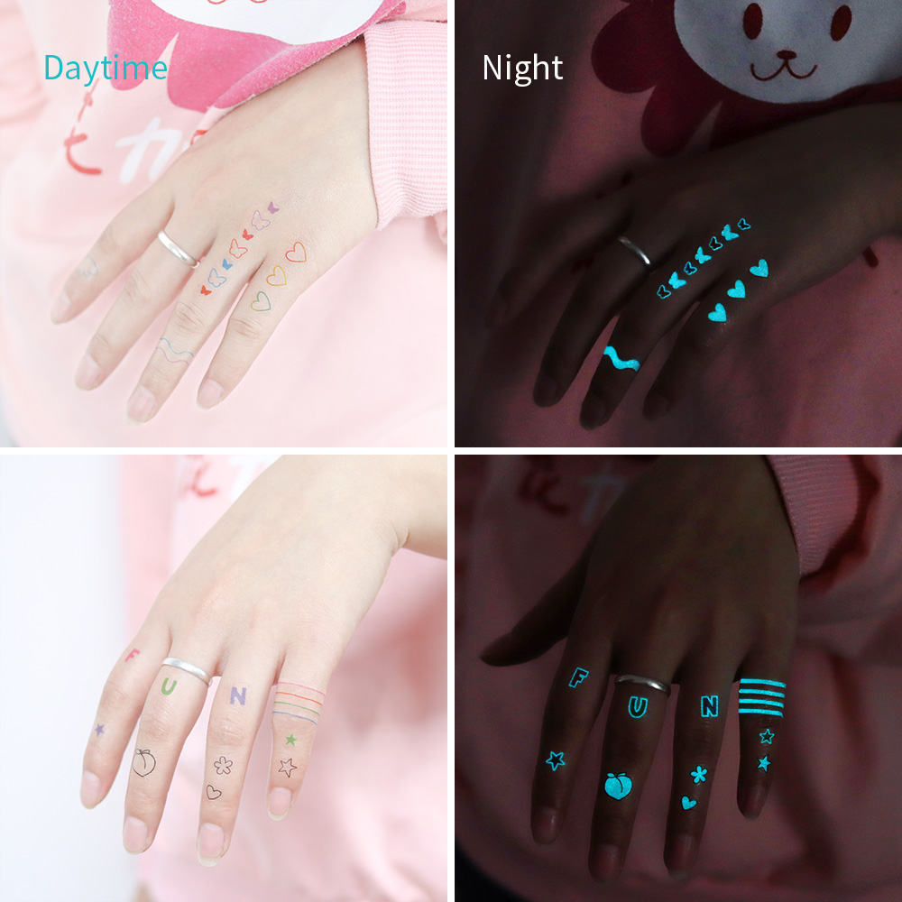 Glow-in-Dark Tattoo Stickers 1 - Glow In Dark Stars incelemesi ve fiyatı