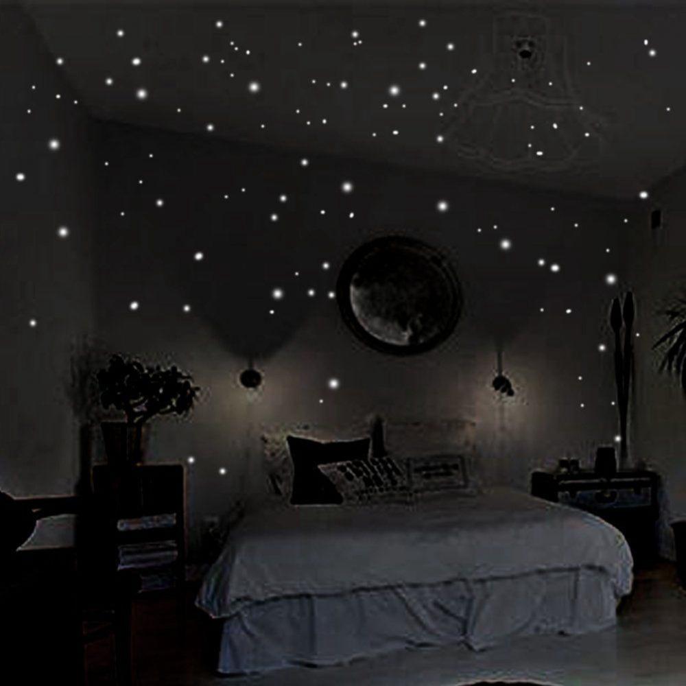 407 Pcs Round Dots Wall Sticke - Glow In Dark Stars incelemesi ve fiyatı