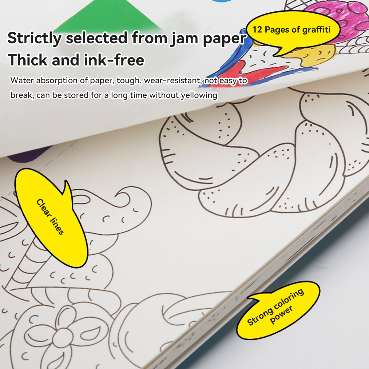 12Pages Coloring Book Portable - Kids Toys Drawing incelemesi ve fiyatı