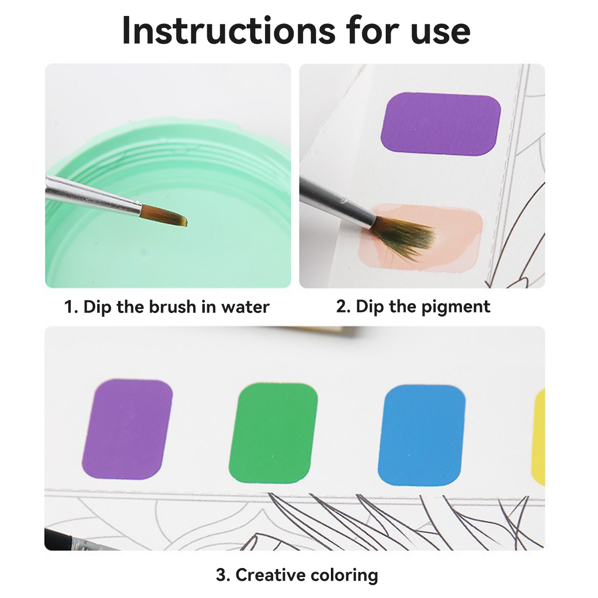 12Pages Coloring Book Portable - Kids Toys Drawing incelemesi ve fiyatı