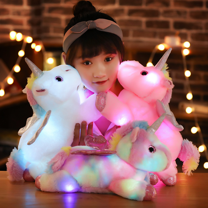 Glowing Unicorn Plush Toy with - Unicorn Stuffed Toy incelemesi ve fiyatı