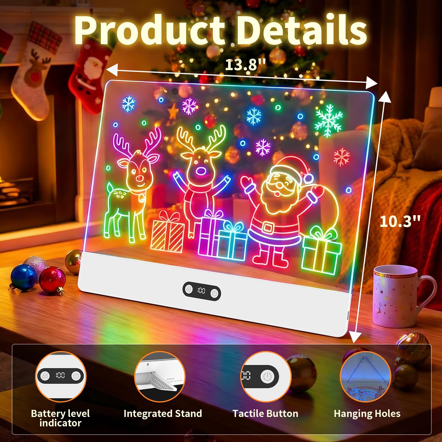 Rechargeable LED Drawing Board - Kids Toys Drawing incelemesi ve fiyatı