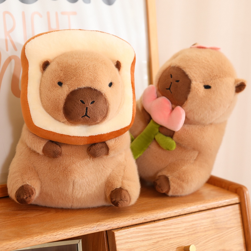 Lotus leaf Capybara Plush Toy  - Unicorn Stuffed Toy incelemesi ve fiyatı