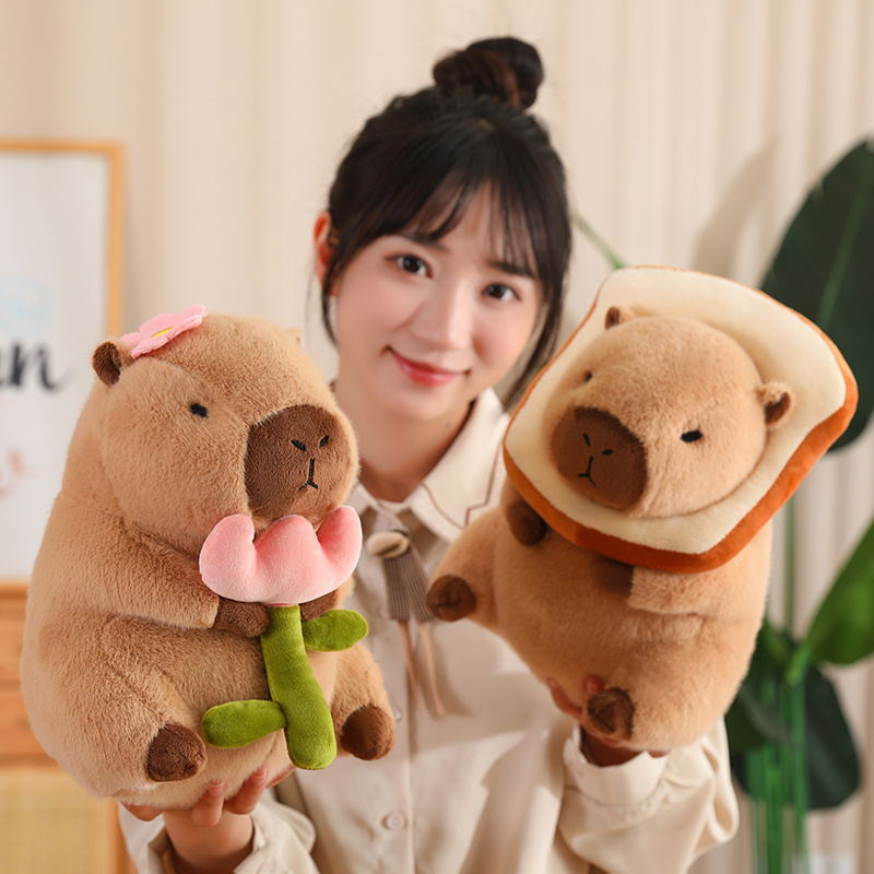 Lotus leaf Capybara Plush Toy  - Unicorn Stuffed Toy incelemesi ve fiyatı