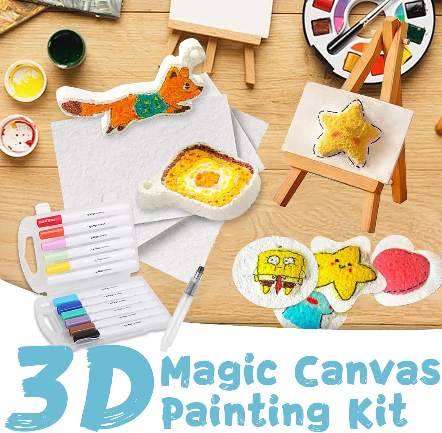 3D Puffy Foam Texture Painting - Kids Toys Drawing incelemesi ve fiyatı