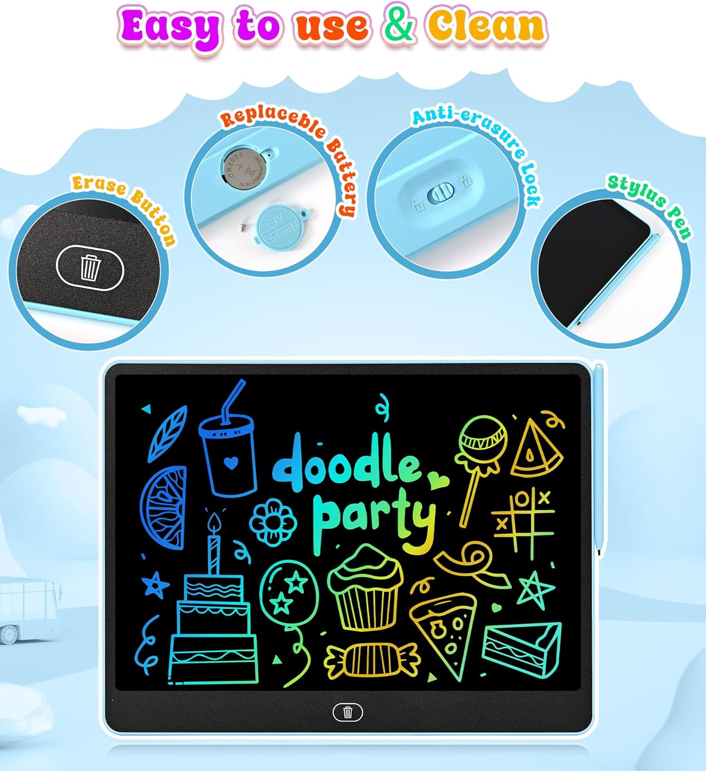 16 Inch LCD Writing Tablet for - Kids Toys Drawing incelemesi ve fiyatı