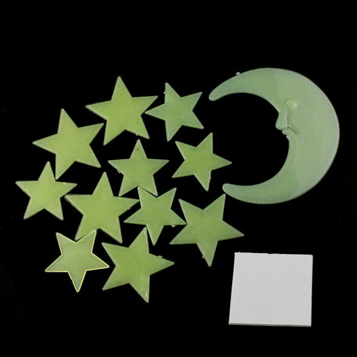 Stars Moon Glow In Dark Fluore - Glow In Dark Stars incelemesi ve fiyatı