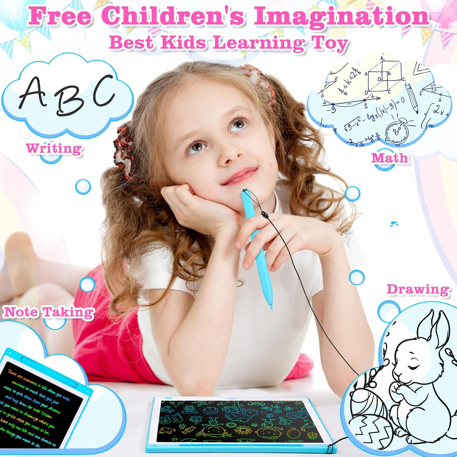 16/12/10/8.5 Inch LCD Graphic  - Kids Toys Drawing incelemesi ve fiyatı