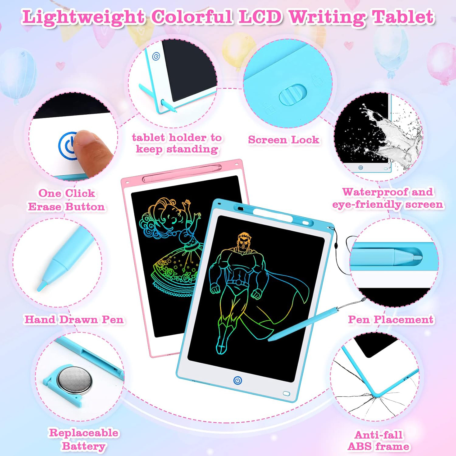 16/12/10/8.5 Inch LCD Graphic  - Kids Toys Drawing incelemesi ve fiyatı