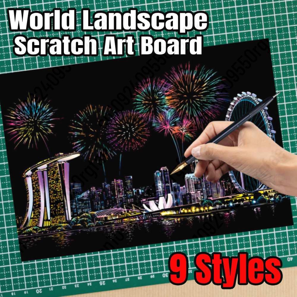 Magic Rainbow Color Scratch Ar - Kids Toys Drawing incelemesi ve fiyatı