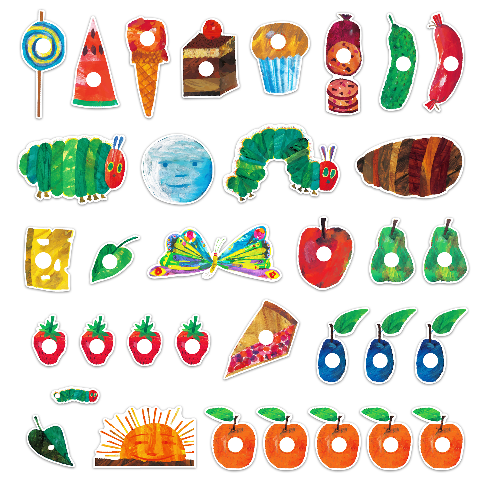34Pcs The Very Hungry Caterpil - Kids Toys Very incelemesi ve fiyatı