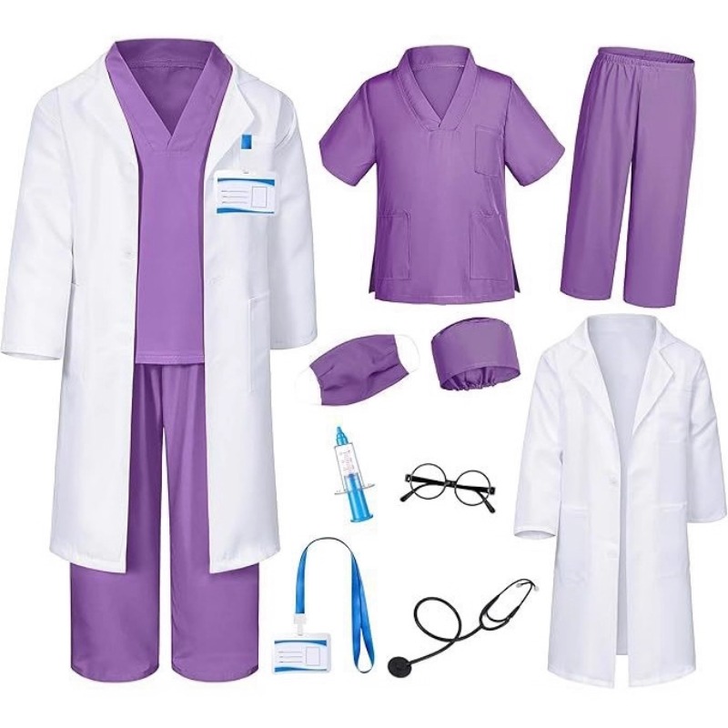 Kids Doctor Nurse Costume Whit - Kids Toys Play incelemesi ve fiyatı