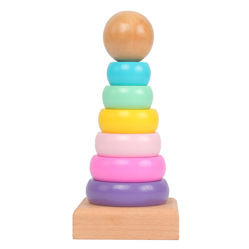 Children Rainbow Tower Ferrule - Kids Toys 2 Year Old incelemesi ve fiyatı