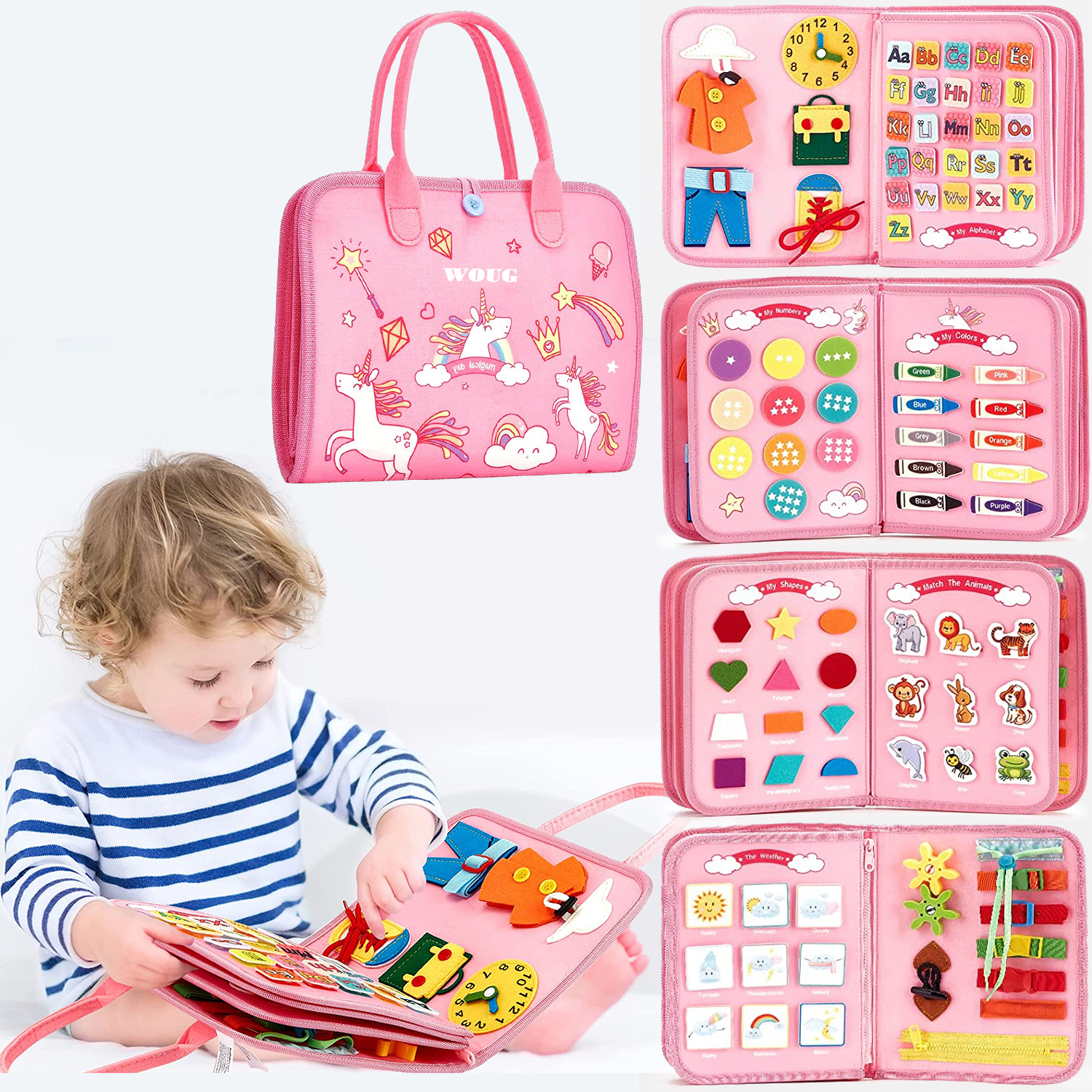 Montessori Toys Busy Board Tod - Kids Toys 2 Year Old incelemesi ve fiyatı