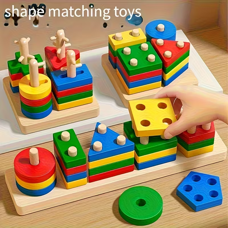 Montessori Wooden Games Baby T - Kids Toys 2 Year Old incelemesi ve fiyatı