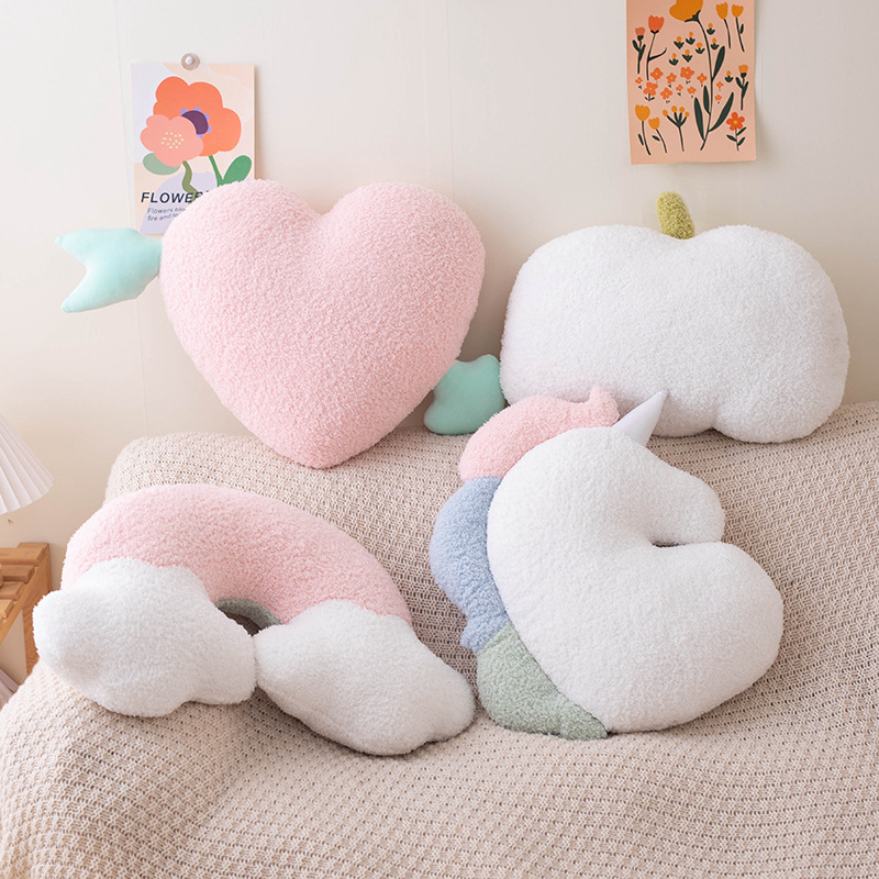 Soft Plush Rainbow Smile Pink  - Unicorn Stuffed Toy incelemesi ve fiyatı