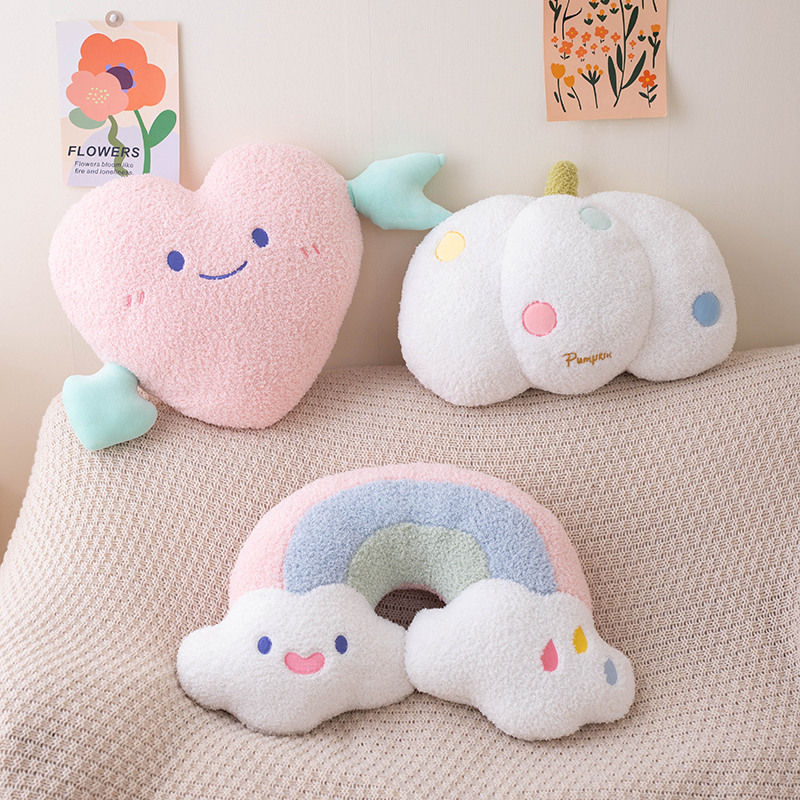 Soft Plush Rainbow Smile Pink  - Unicorn Stuffed Toy incelemesi ve fiyatı