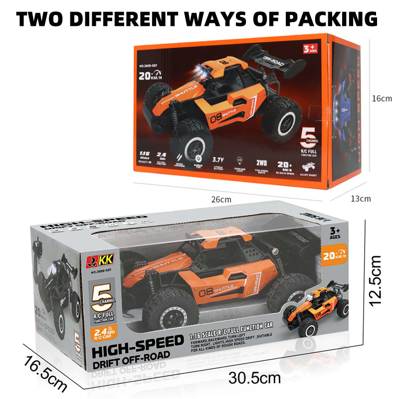 1:16 High-Speed RC Car 2.4G 20 - Kids' Toys Channel incelemesi ve fiyatı