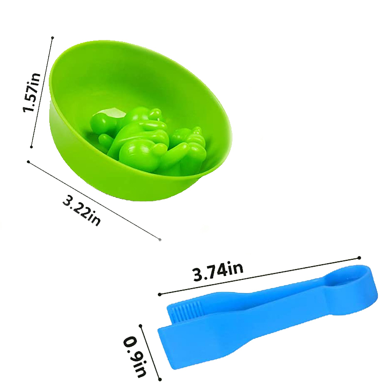 6 Plastic Bowls with 2 Tweezer - Kids Toys 2 Year Old incelemesi ve fiyatı