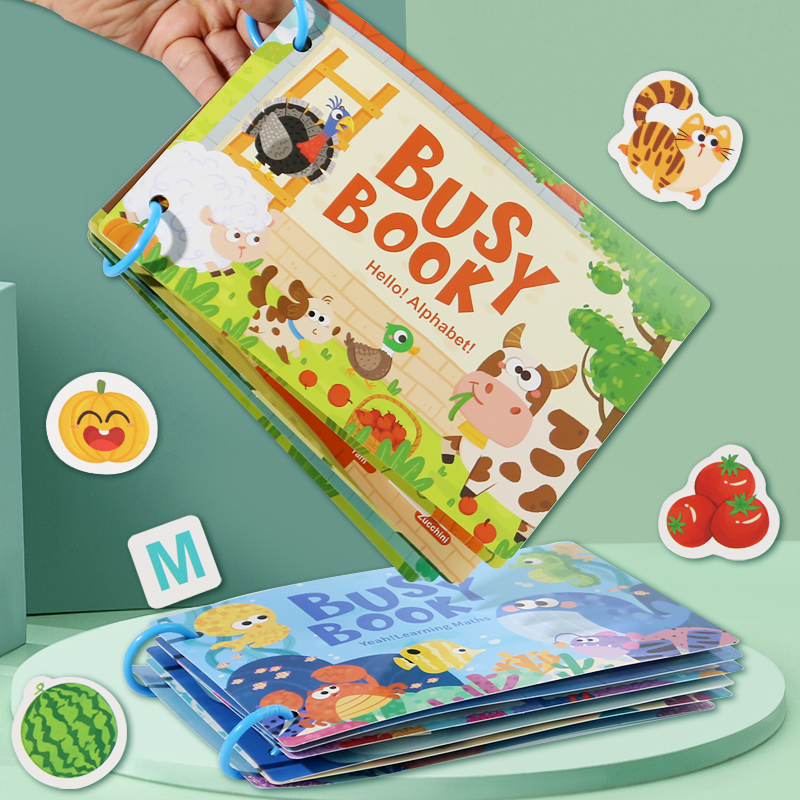 Montessori Baby Busy book My F - Kids Toys 2 Year Old incelemesi ve fiyatı