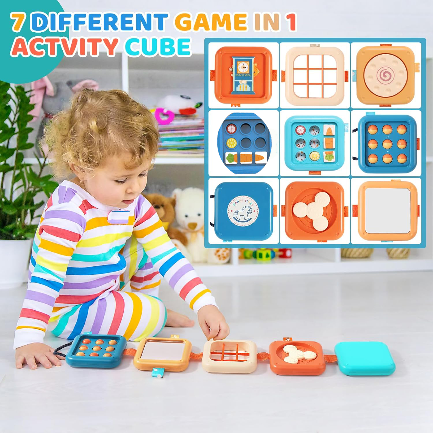 Montessori Toys Busy Board Bab - Kids Toys 2 Year Old incelemesi ve fiyatı