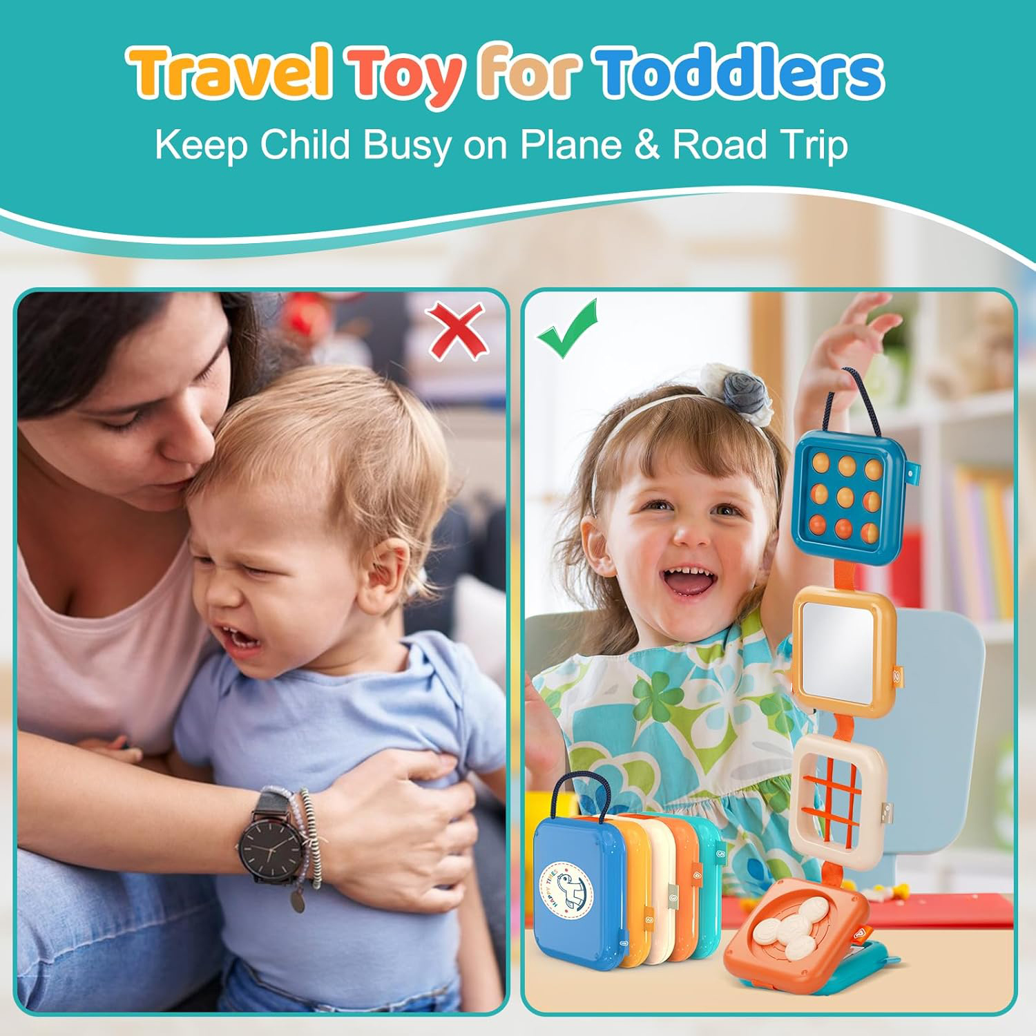 Montessori Toys Busy Board Bab - Kids Toys 2 Year Old incelemesi ve fiyatı