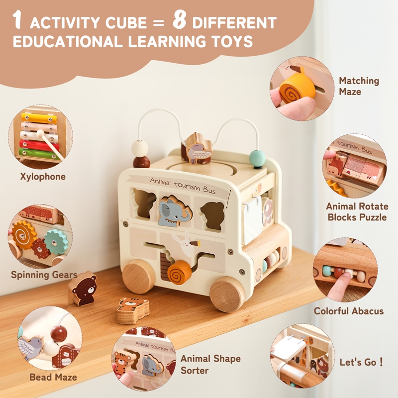 Montessori Wooden Children Toy - Kids Toys 2 Year Old incelemesi ve fiyatı