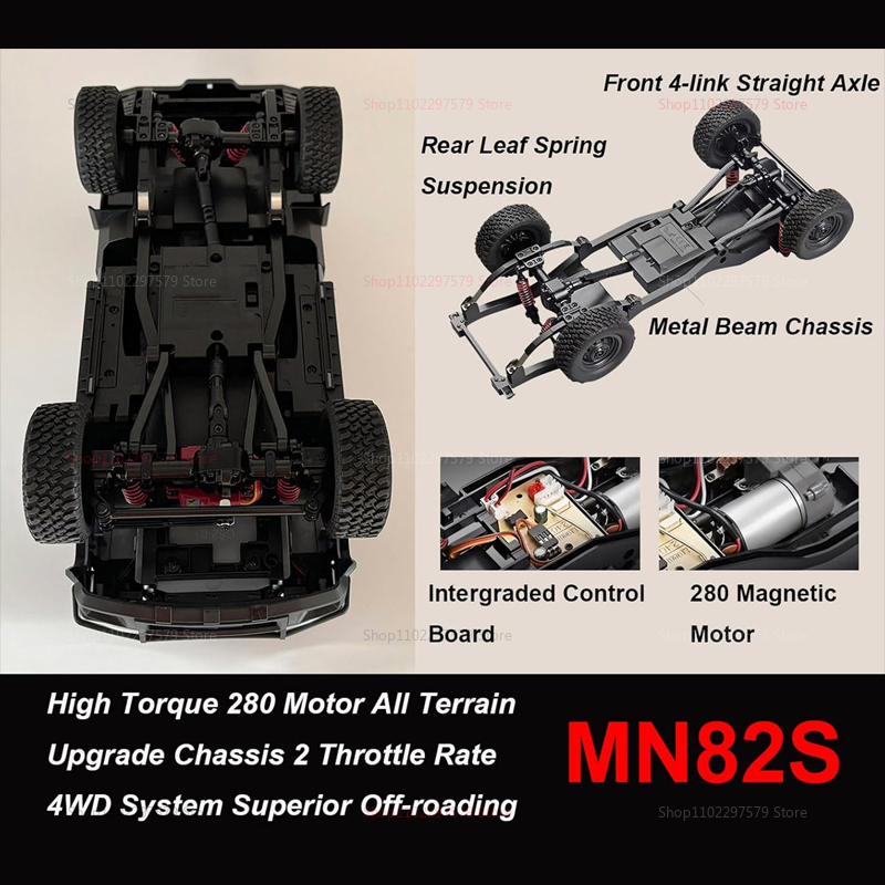 MN82 MN82S RC Crawler Truck 1/ - Kids Toys 2 Year Old incelemesi ve fiyatı