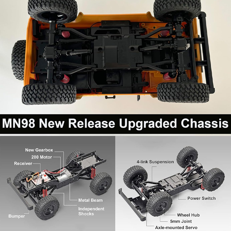 1/12 4WD RC Crawler MN98 MN99s - Kids Toys Very incelemesi ve fiyatı