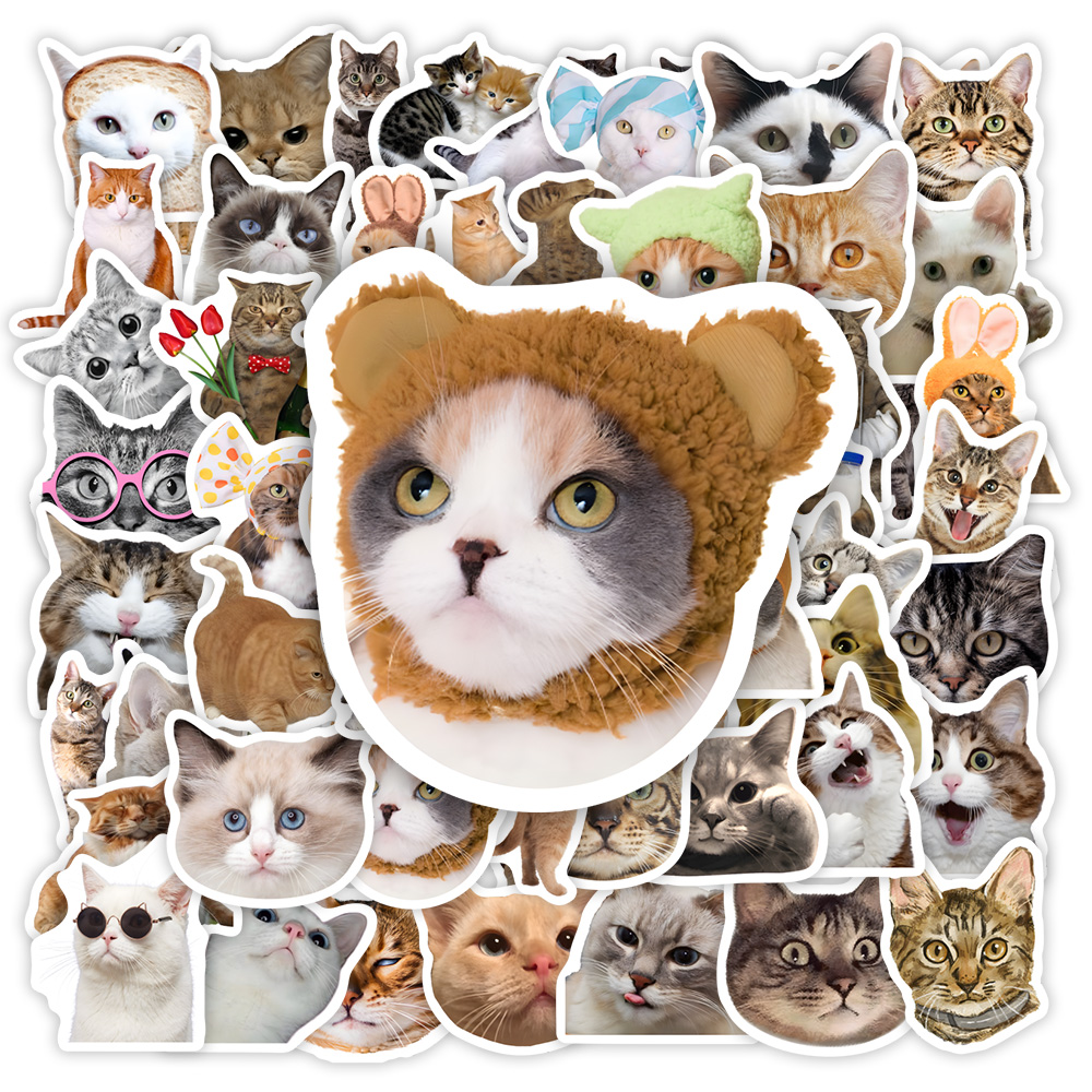 Funny Cat Clipart Stickers Kid - Kids Toys Clipart incelemesi ve fiyatı