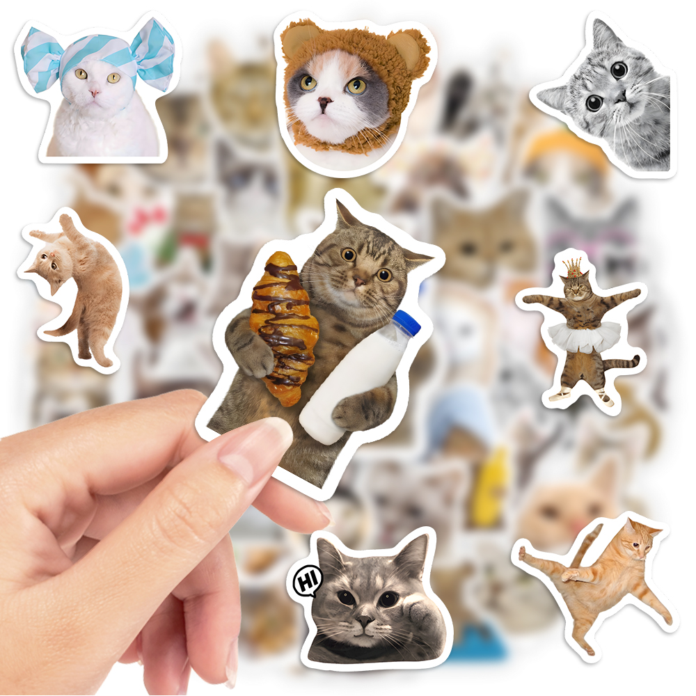 Funny Cat Clipart Stickers Kid - Kids Toys Clipart incelemesi ve fiyatı