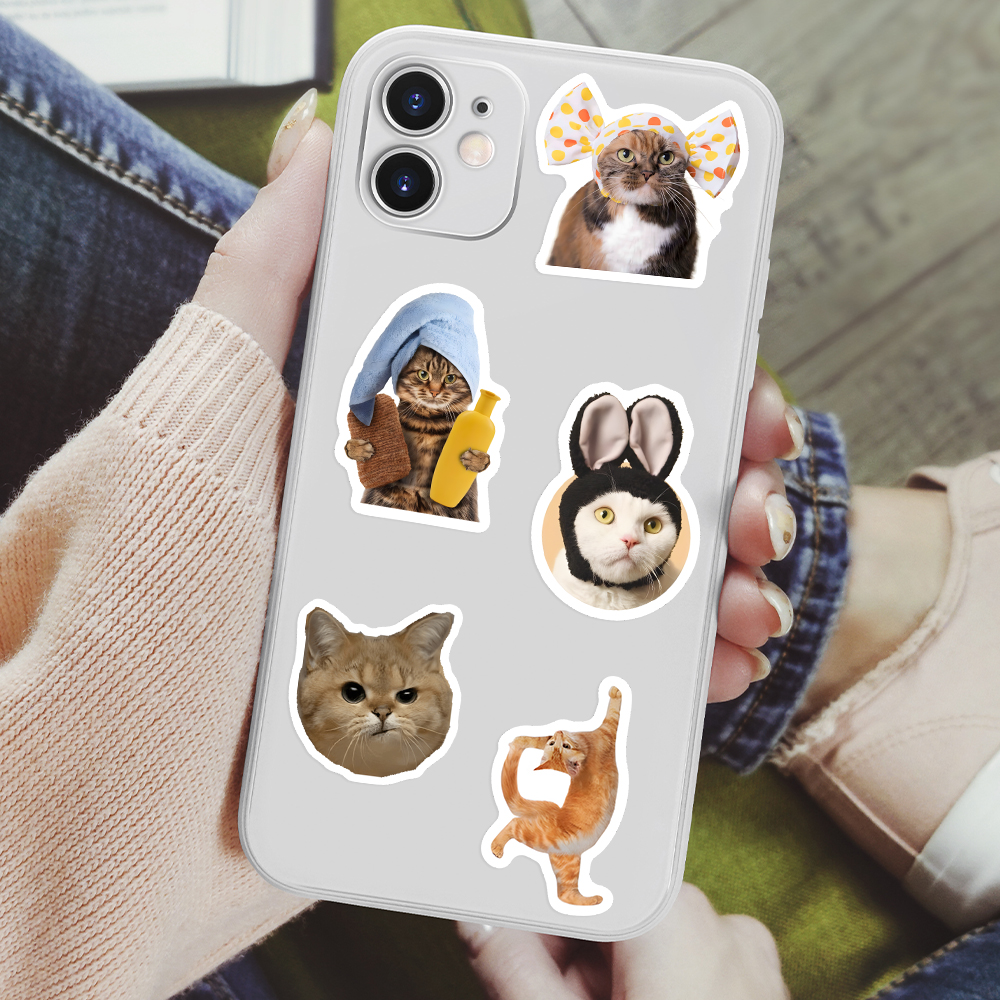 Funny Cat Clipart Stickers Kid - Kids Toys Clipart incelemesi ve fiyatı