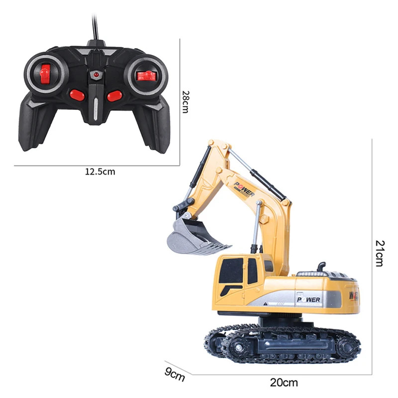 RC Excavator 2.4Ghz 6 Channel  - Kids' Toys Channel incelemesi ve fiyatı