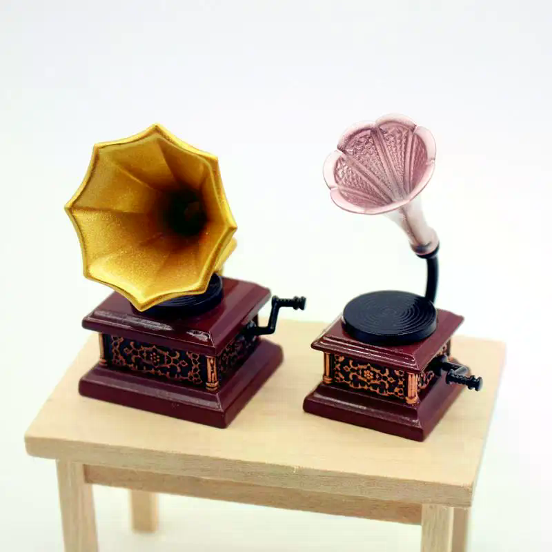 Dollhouse Vintage Phonograph M - Kids Toys Play incelemesi ve fiyatı