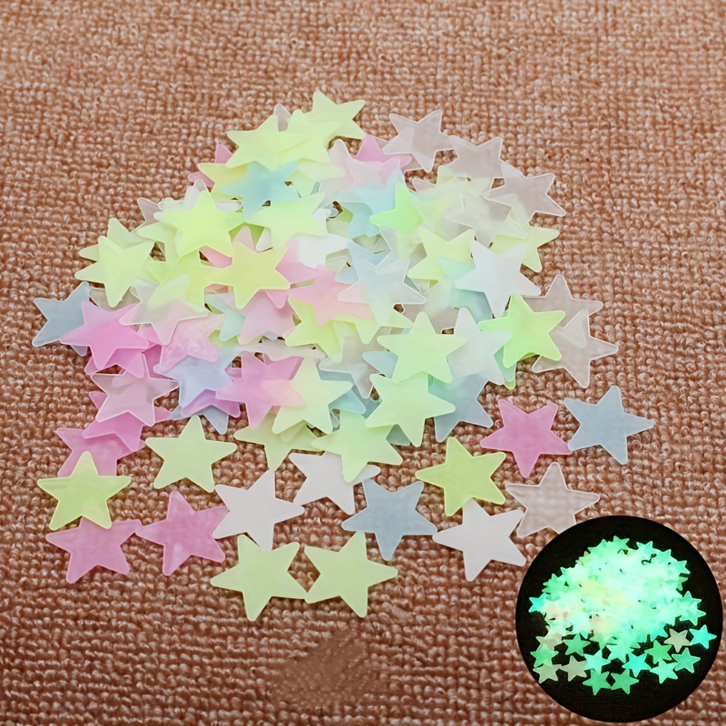 100pcs/pack Bedroom Fluorescen - Glow In Dark Stars incelemesi ve fiyatı