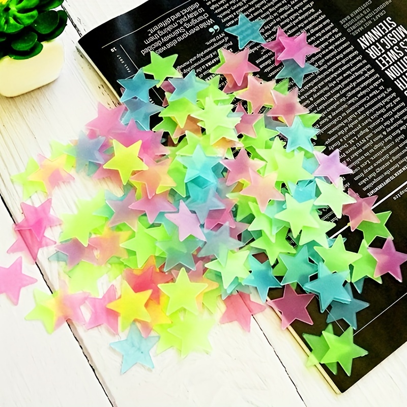 100pcs/pack Bedroom Fluorescen - Glow In Dark Stars incelemesi ve fiyatı