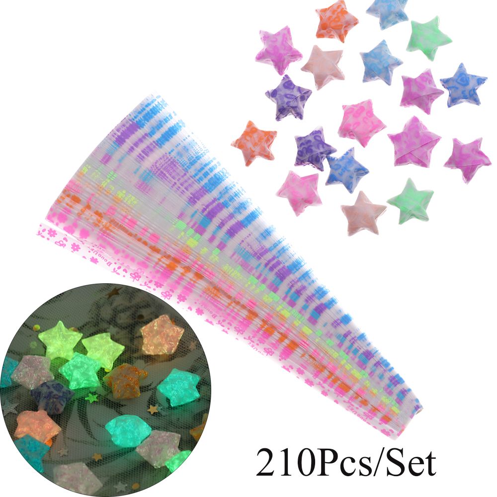 210pcs/lot Glow in Dark Lucky  - Glow In Dark Stars incelemesi ve fiyatı