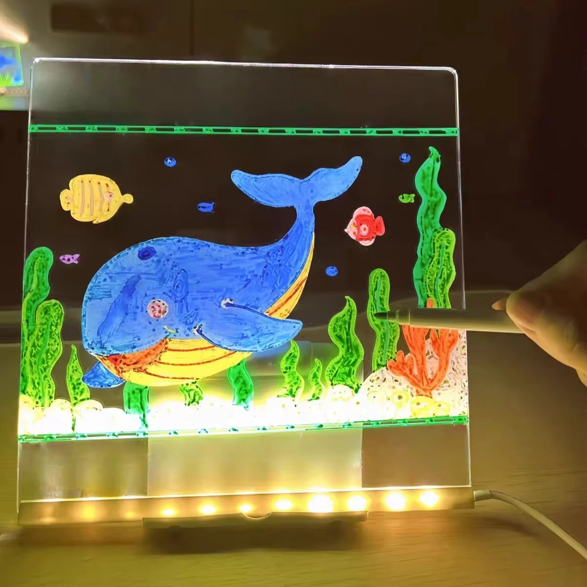 Magic Glow Kids Drawing Board: - Kids Toys Drawing incelemesi ve fiyatı