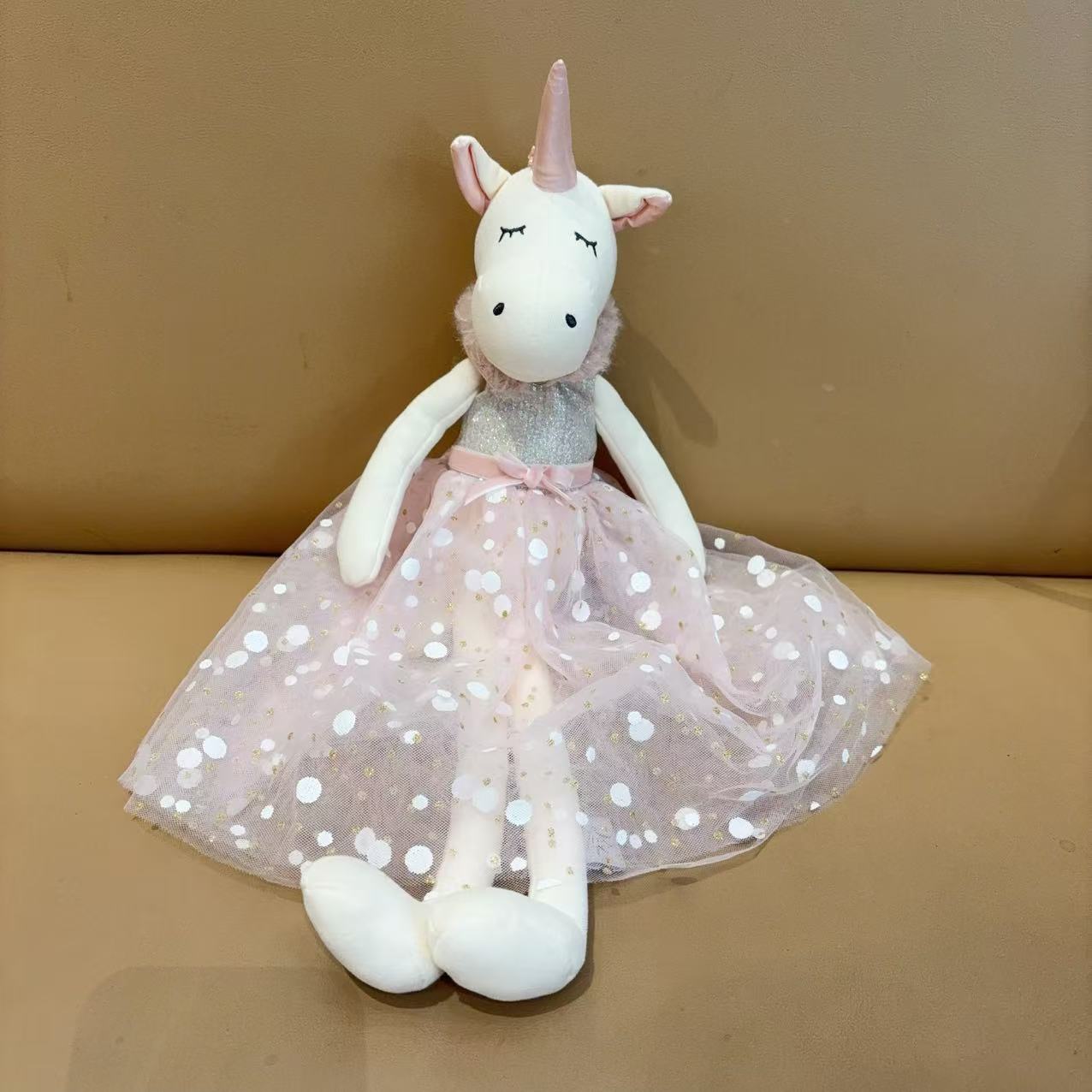 38cm Pink Unicorn Plush Doll S - Unicorn Stuffed Toy incelemesi ve fiyatı