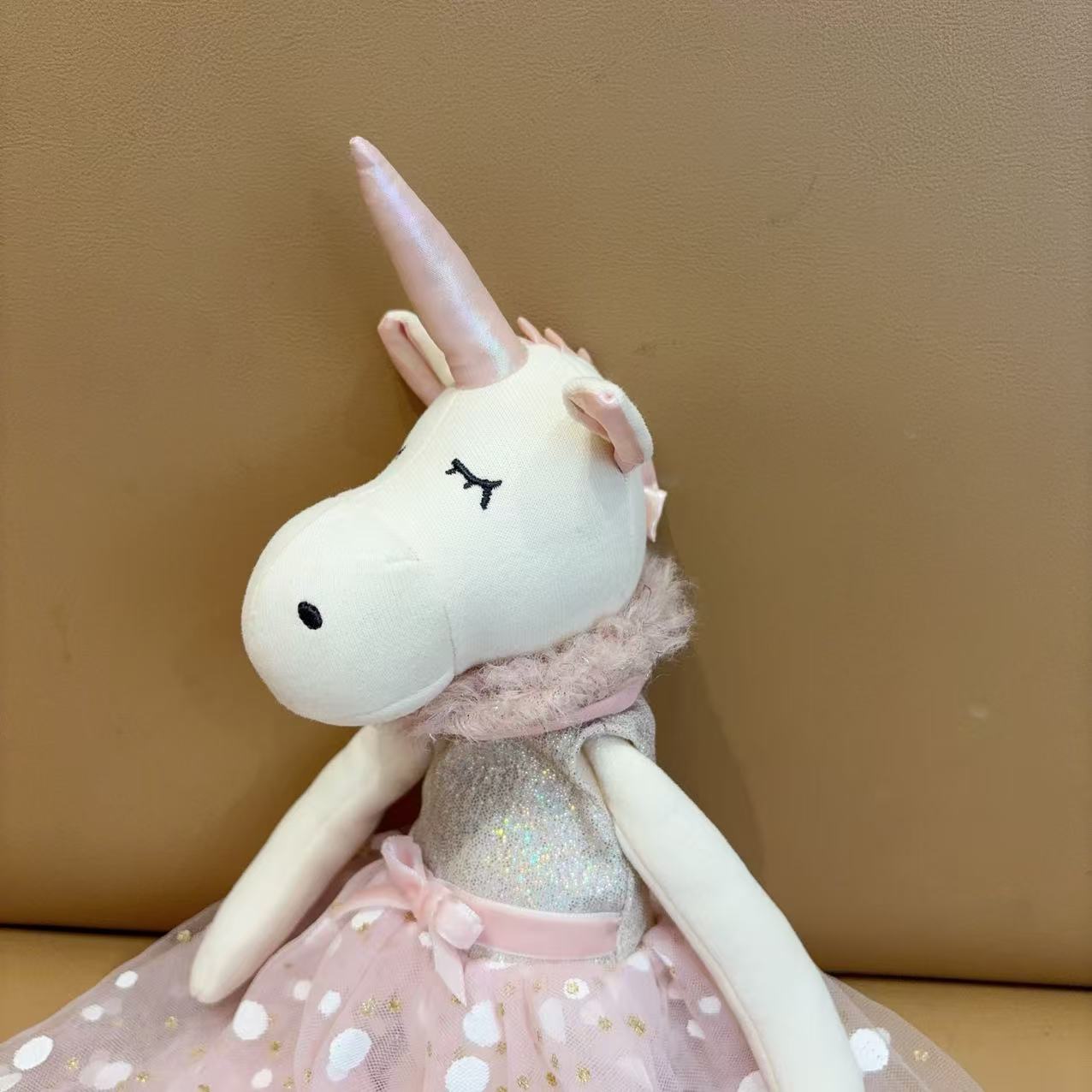 38cm Pink Unicorn Plush Doll S - Unicorn Stuffed Toy incelemesi ve fiyatı