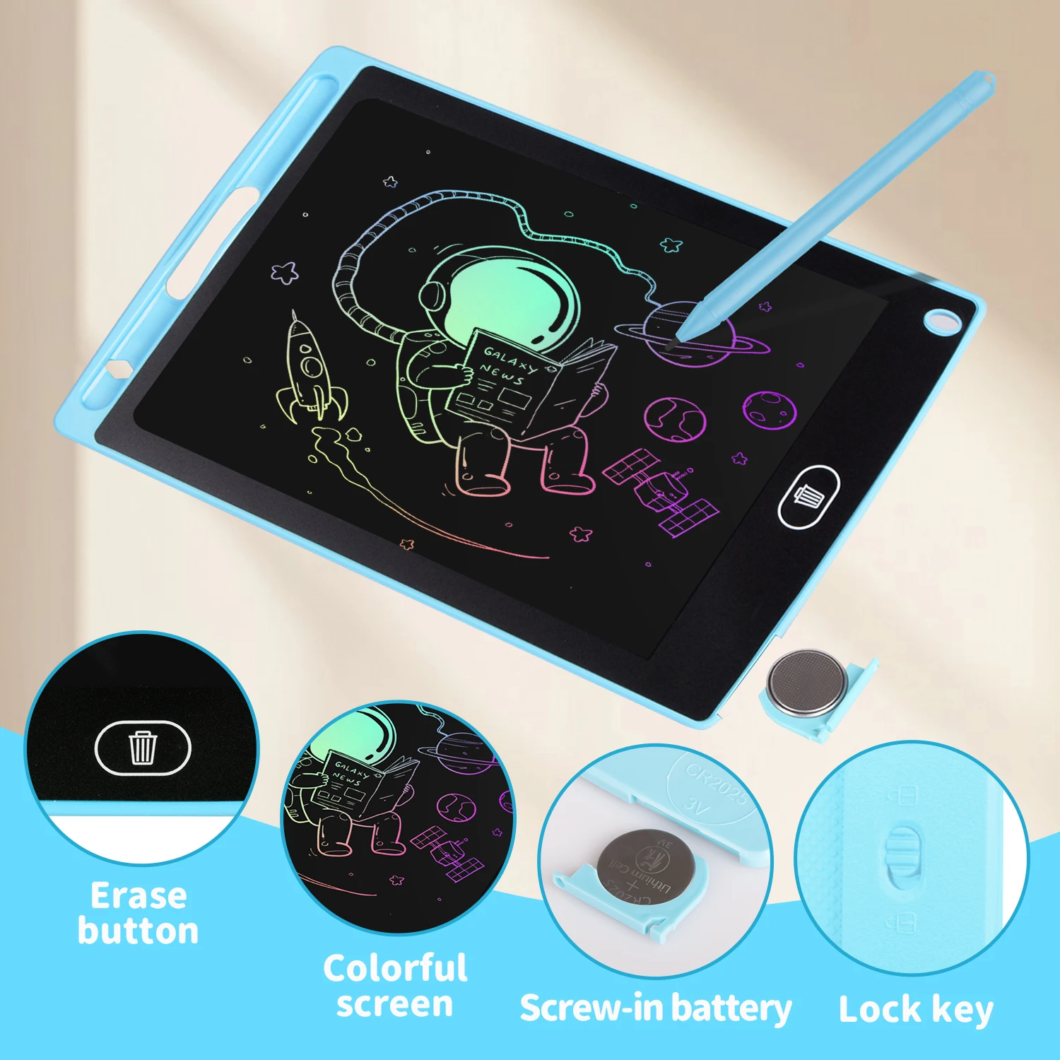 8.5 Inch LCD Writing Tablet Dr - Kids Toys Drawing incelemesi ve fiyatı