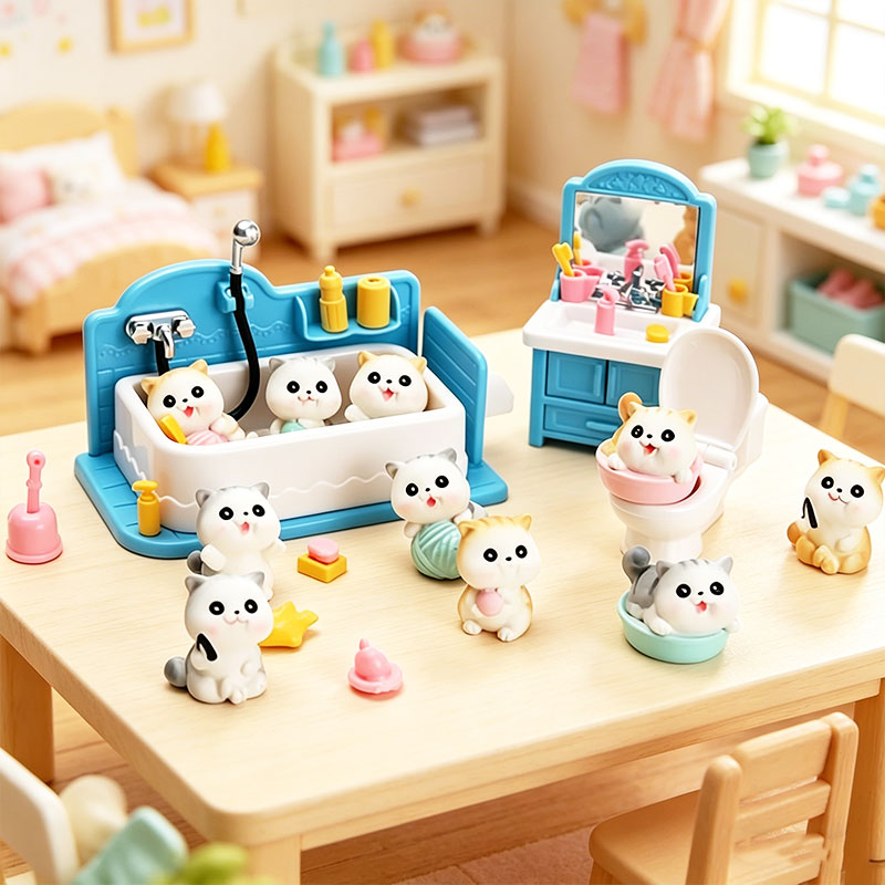 Dollhouse Bathroom Set 1:12 Mi - Kids Toys Play incelemesi ve fiyatı