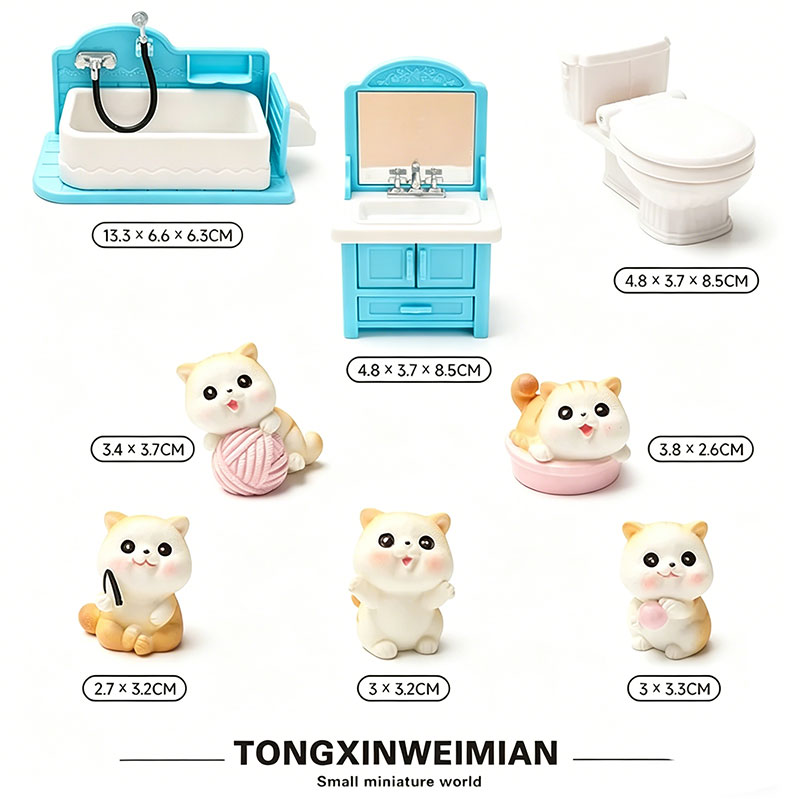Dollhouse Bathroom Set 1:12 Mi - Kids Toys Play incelemesi ve fiyatı