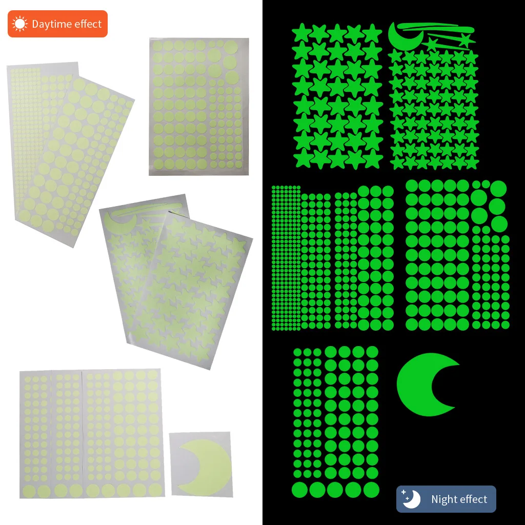 Luminous Moon Stars Wall Stick - Glow In Dark Stars incelemesi ve fiyatı