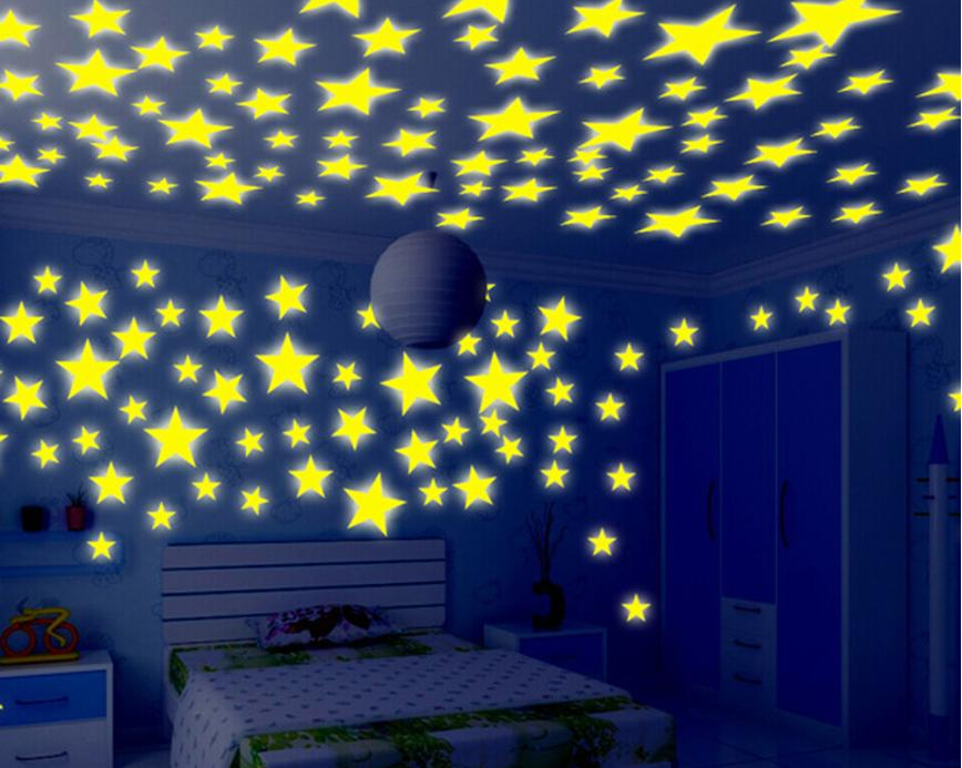 50/70/100 PC children fluoresc - Glow In Dark Stars incelemesi ve fiyatı