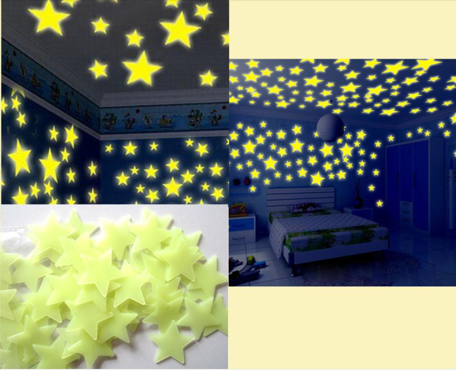 50/70/100 PC children fluoresc - Glow In Dark Stars incelemesi ve fiyatı